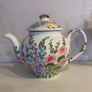English Garden by Don Swanson Teapot and Lid
